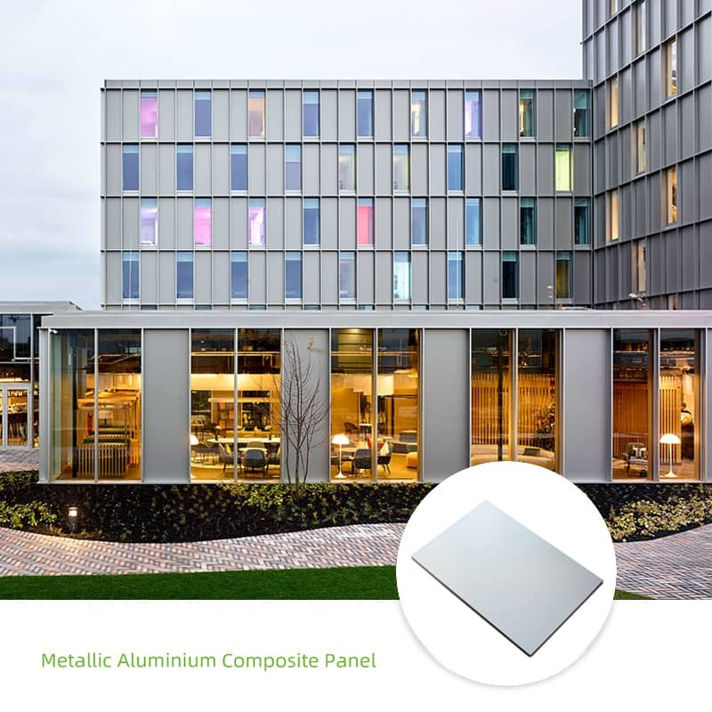 Metallic Surface Finish Aluminum Composite Panel | ACM Sheet