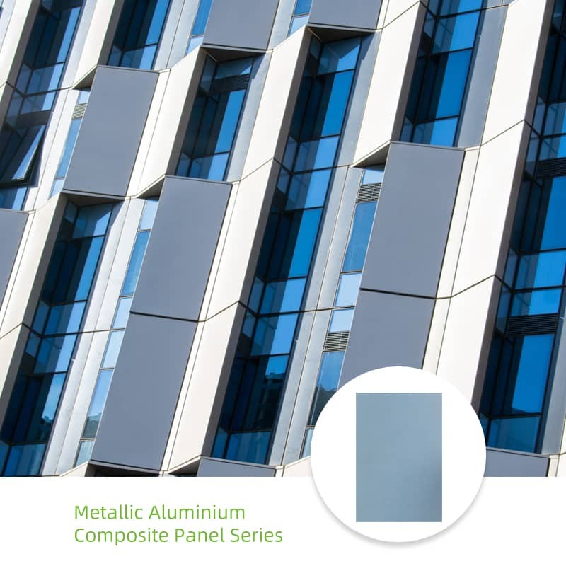 Metallic Surface Finish Aluminum Composite Panel | ACM Sheet