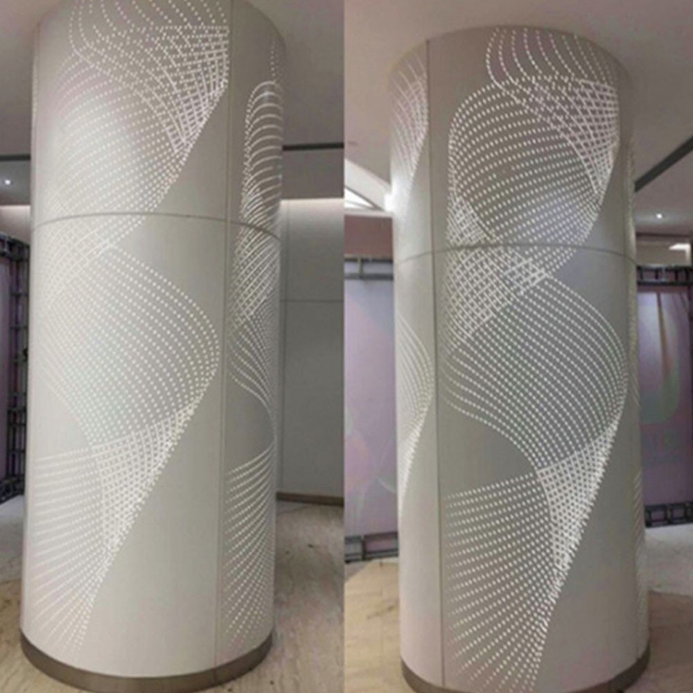 Decorative Building Material aluminum Column Cladding Panel
